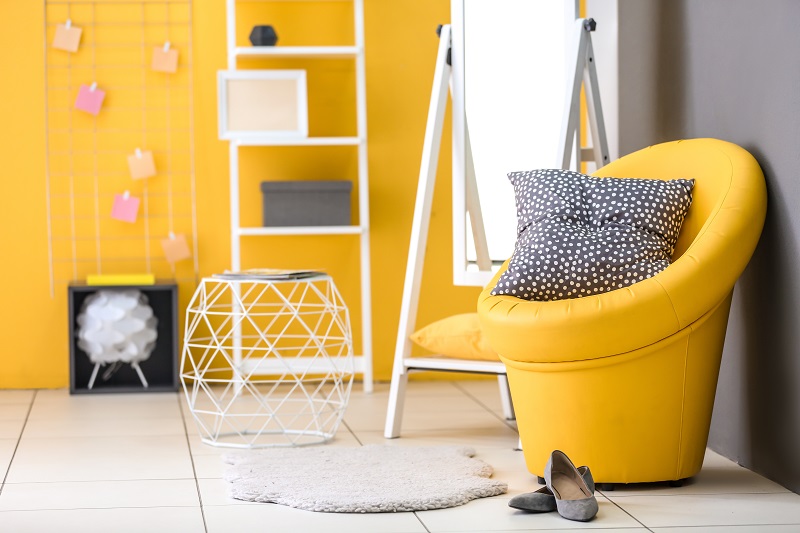 Yellow creates happiness