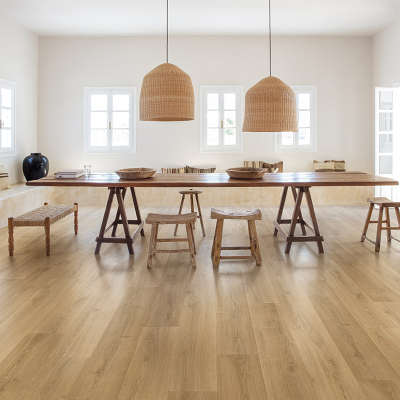Overview Premium Floors Quick-Step Perspective Nature Laminate Brushed Oak Warm Natural